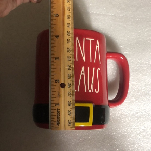 Rae Dunn Santa Mug Holiday Red Ceramic Cup Decor Gift Christmas Gift Clause - Picture 8 of 10